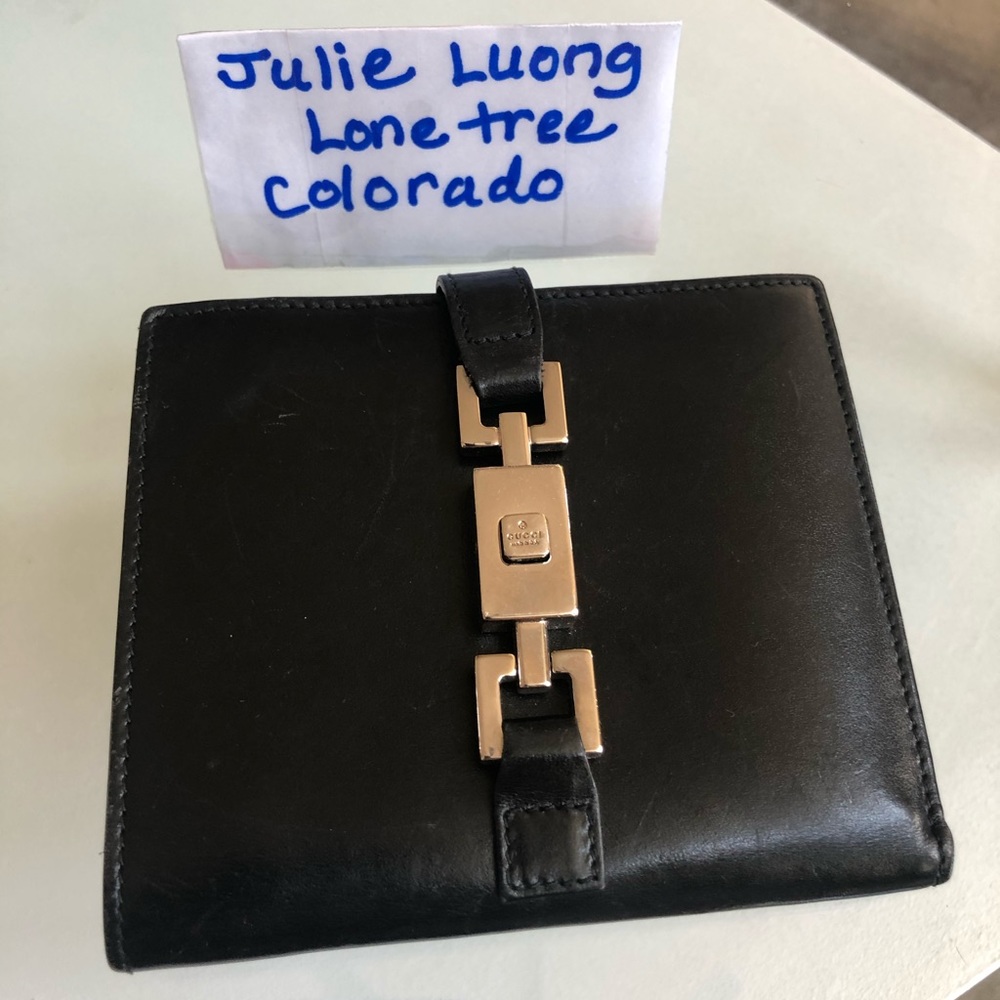 Authentic Gucci leather wallet